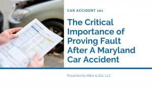 proving fault car accident 